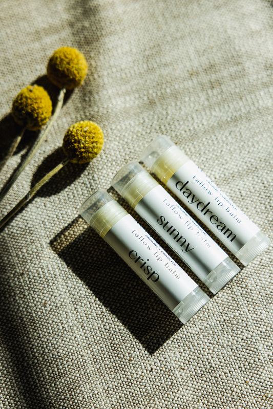 Alpine Gold Tallow Based Lip Balm: Organic, Chemical-Free, Hydrating & Anti-Aging